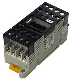 サージ軽減機能付き ネジ式4点リレーターミナル RY-004TM1