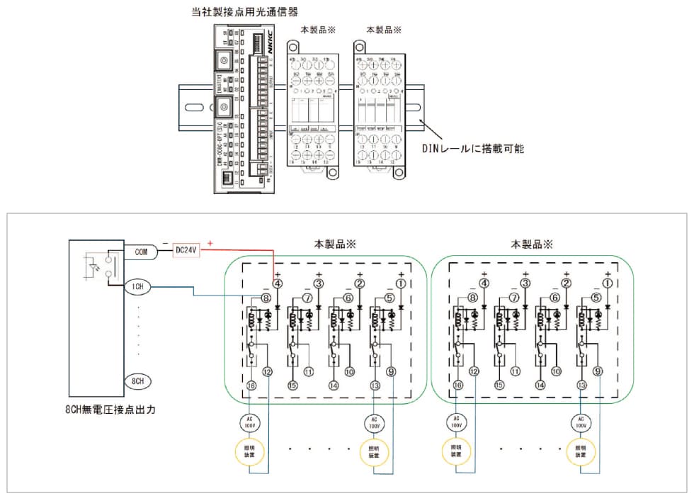 RY-004TM1接続例
